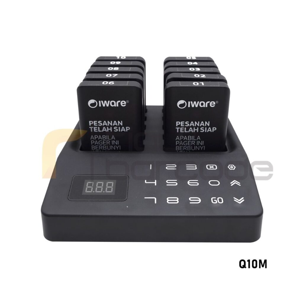 Wireless Calling System IWare Q10M Jual Wireless Calling System IWare Q10M harga paling hemat di Pekanbaru